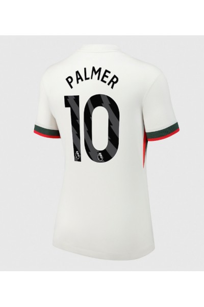 Chelsea Cole Palmer #10 Jalkapallovaatteet Naisten Vieraspaita 2025-26 Lyhythihainen Chelsea Cole Palmer #10 Jalkapallovaatteet Naisten Vieraspaita 2025-26 Lyhythihainen